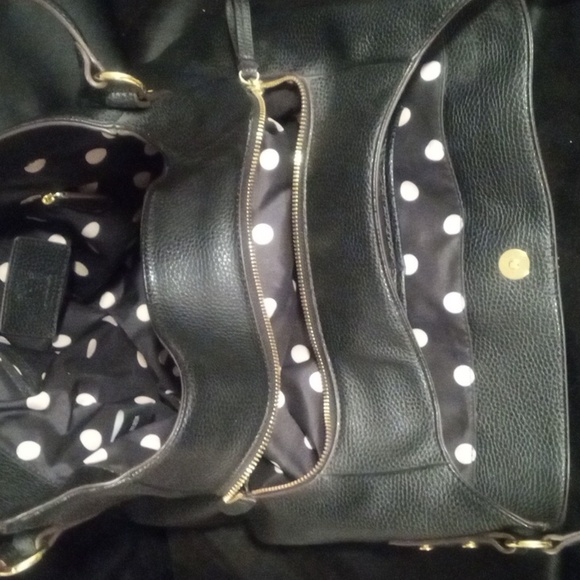 Anne Klein black 14 x 13 handbag - Picture 9 of 15